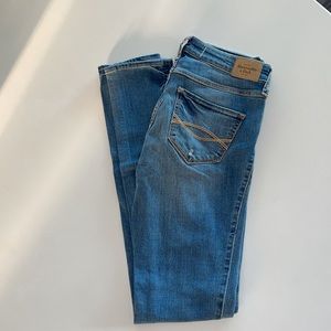 Abercrombie light wash jeans